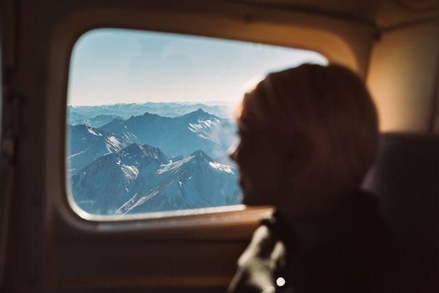 Views of the Southern Alps, from Air Milford's Cessna.